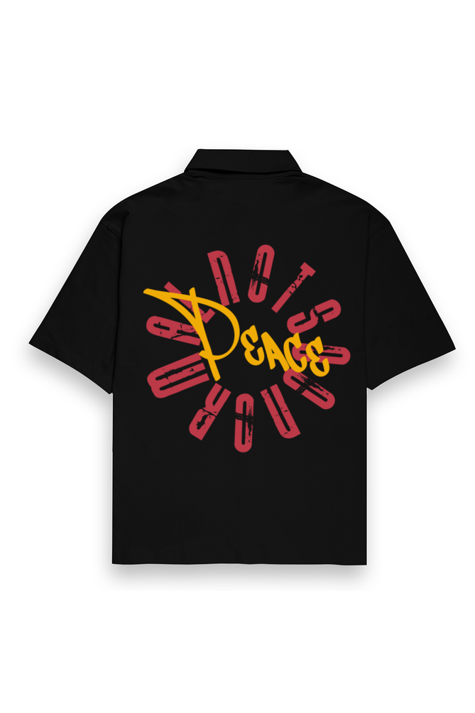 Not So Normal Oversized Cotton Shirt Black