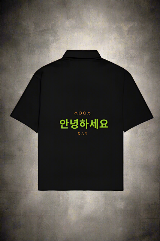 Unisex Annyeonghaseyo Oversized Shirt