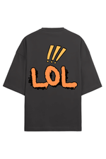 Lol Terry Oversized T-Shirt Black