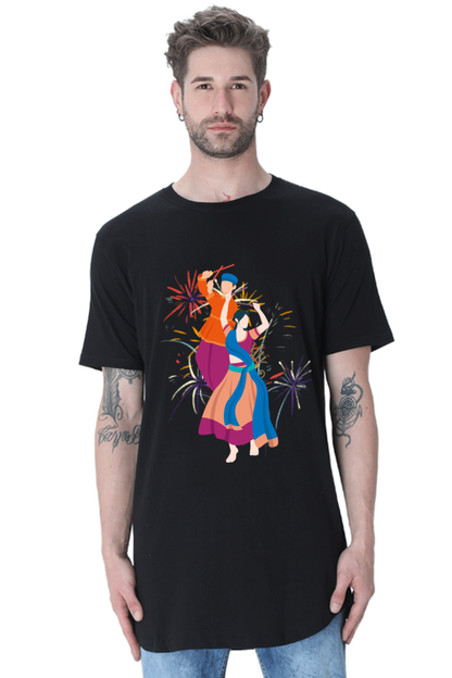 Unisex Dandiya Long T-Shirt