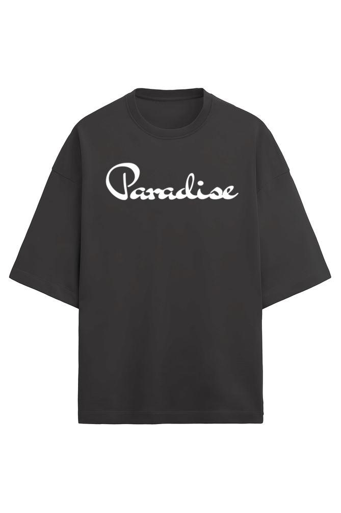 Paradise white Unisex Terry Oversized T-Shirts