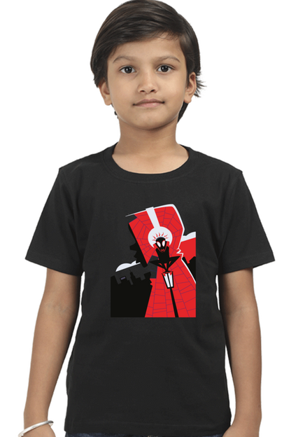 Web Kids T-Shirt Black