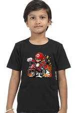 Mario Kid's T-Shirt Black