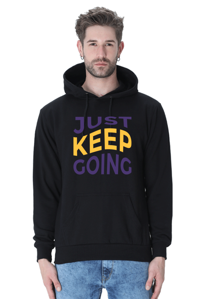 Just Keep Going Unisex Casual Hoodie