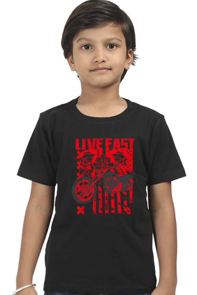 Bike Kid's T-Shirt Black