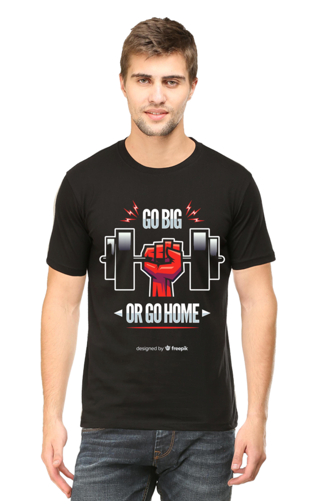 Go Big Half Sleeve T-Shirt