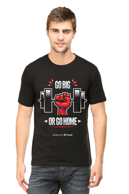 Go Big Half Sleeve T-Shirt