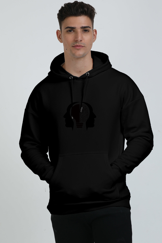 Memory Unisex Oversized Hoodie Black