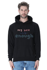 My Best is enough Casual Hoodie Black