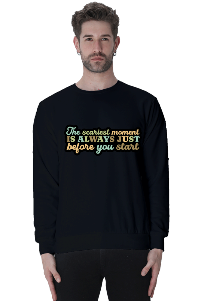 Start Unisex Casual Sweatshirt Black