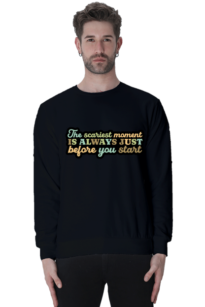 Start Unisex Casual Sweatshirt Black