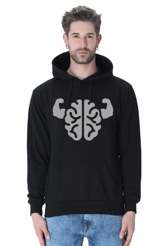 Brain power Unisex Casual Hoodie