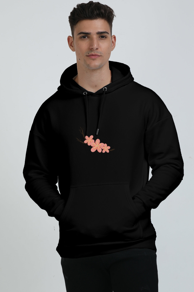 Sakura Unisex Oversized Hoodie Black