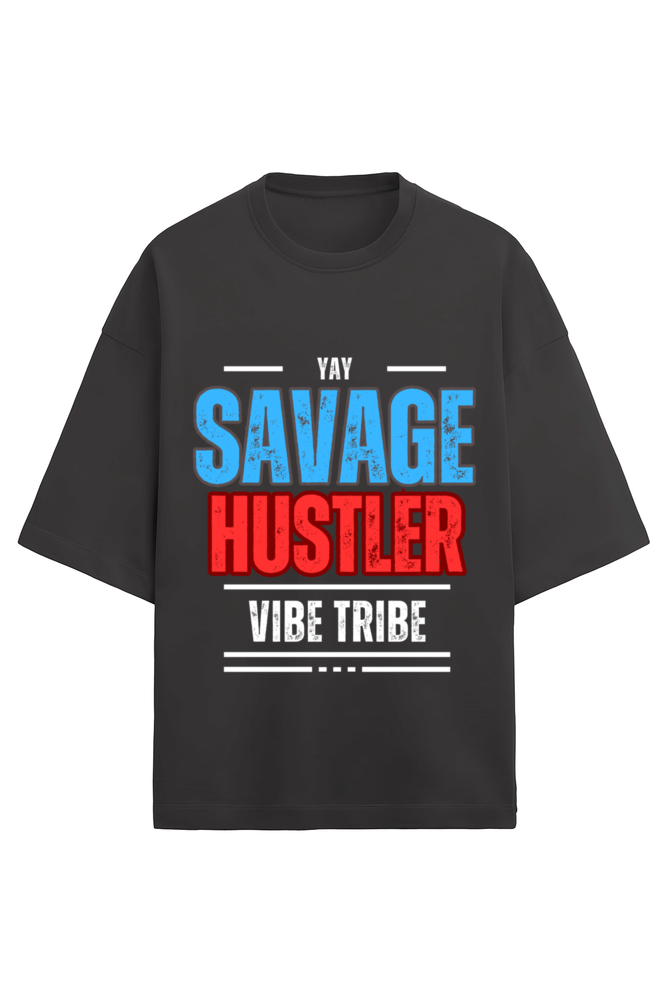 Unisex Savage Hustler Oversized T-Shirt and Shorts