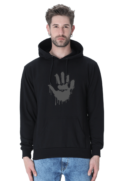 Palm Unisex Casual Hoodie Black