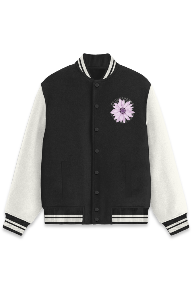 Chrysanthemum Varsity Jacket