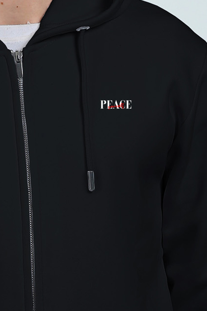 Peace Unisex Zipped Hoodie