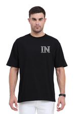 India Oversized T-Shirt Black