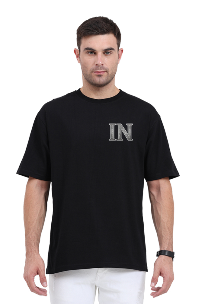 India Oversized T-Shirt Black