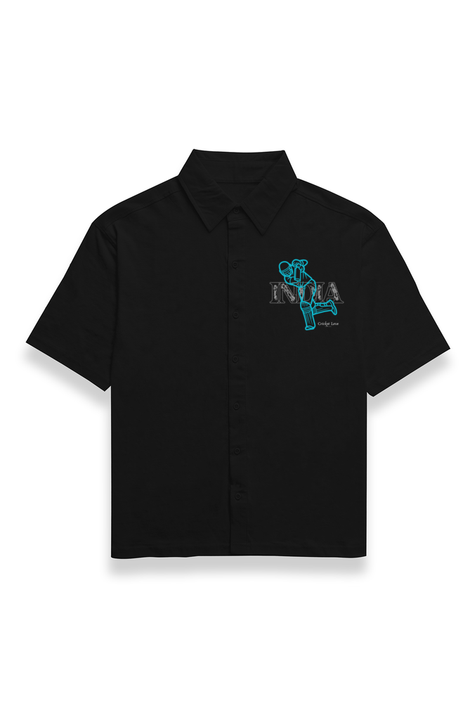 Cricket Oversized Cotton Shirt