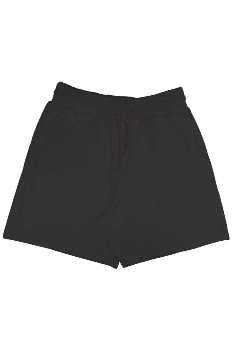 Black Terry T-Shirt and Shorts Set