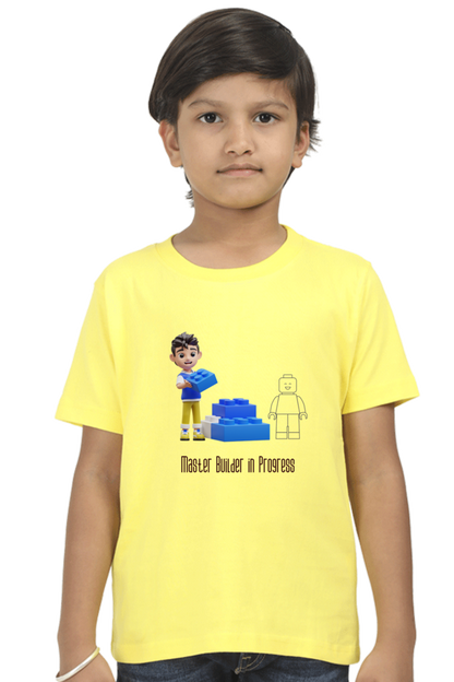 Lego Build Kids T-Shirt New Yellow