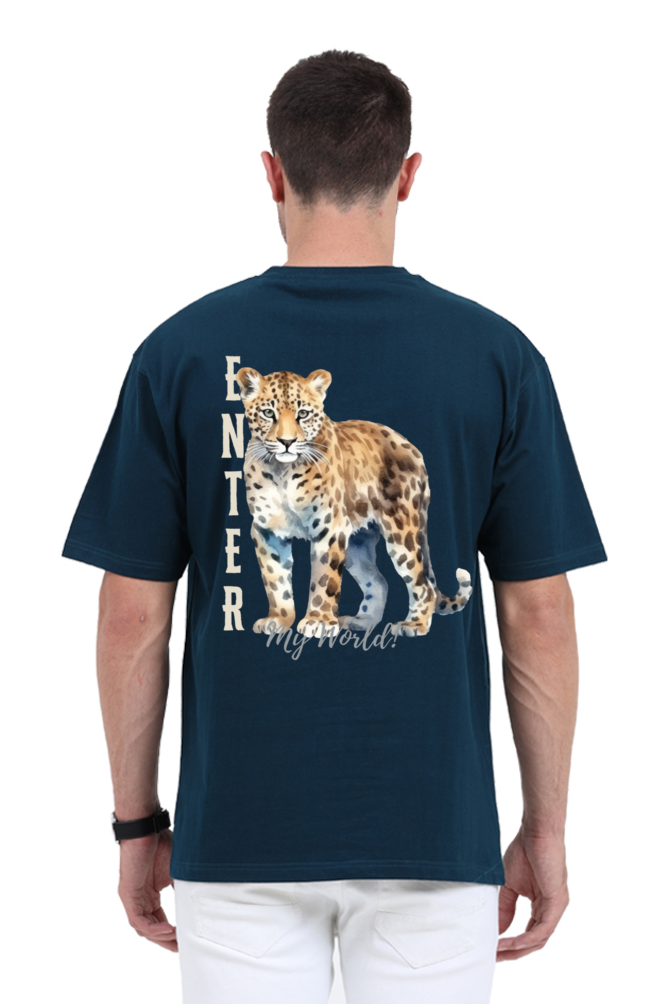 Jungle Fever Oversized T-Shirt Petrol Blue