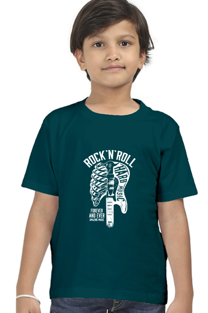 Rock n Roll Kids T-Shirt Petrol Blue