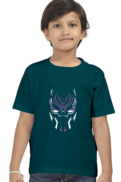 Panther Kids T-Shirt Petrol Blue