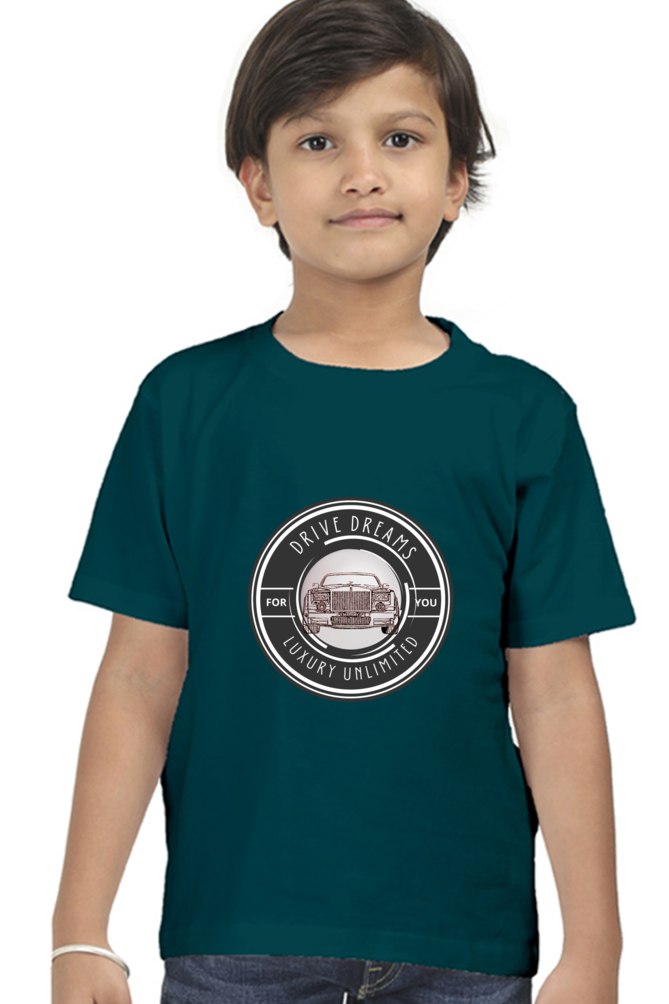 The Car Kids T-Shirt Petrol Blue