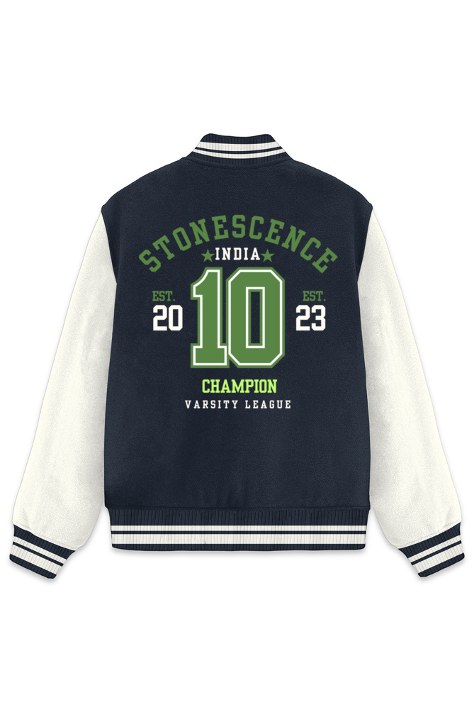 Ten Varsity Jacket Navy Blue