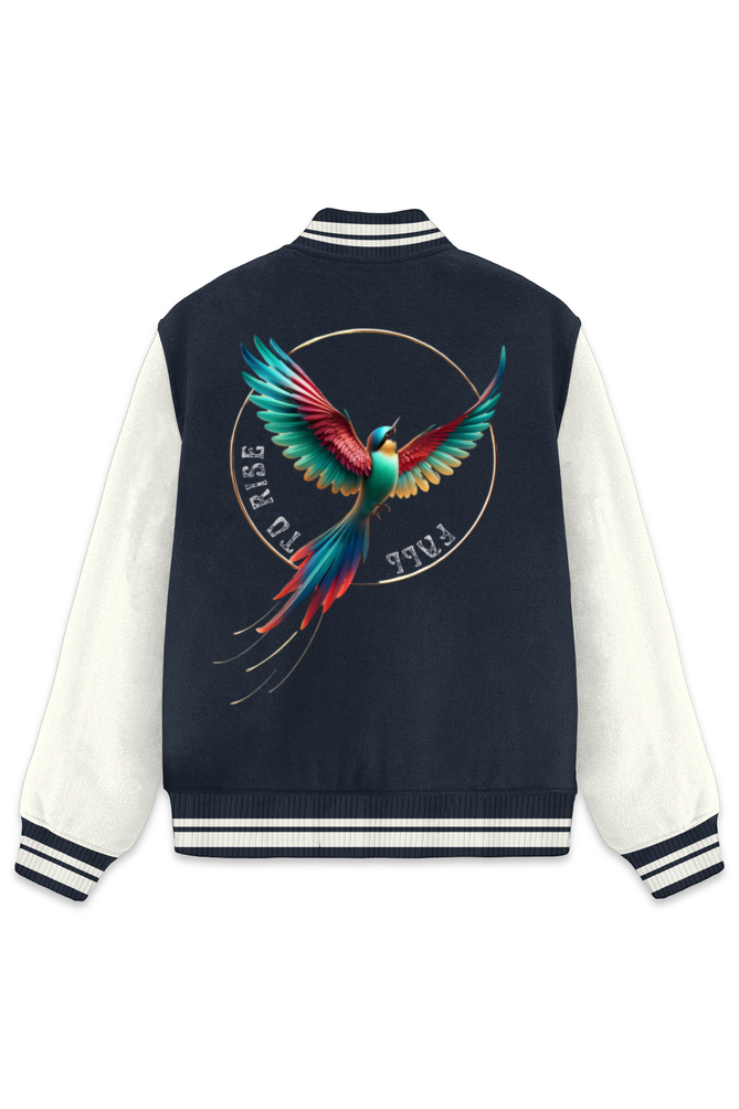 Fall to Rise Varsity Jacket