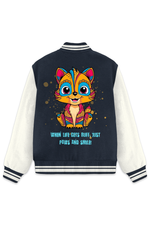 Paw Varsity Jacket Navy Blue