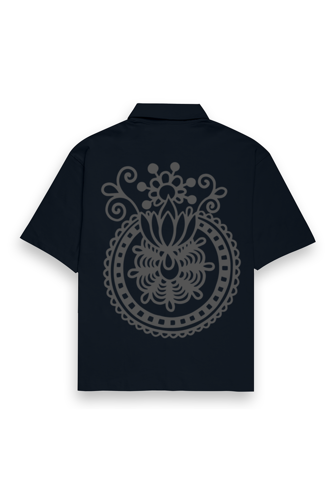 Breakthrough Oversized Shirt Navy Blue