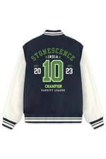 No.10 Varsity Jacket Navy Blue