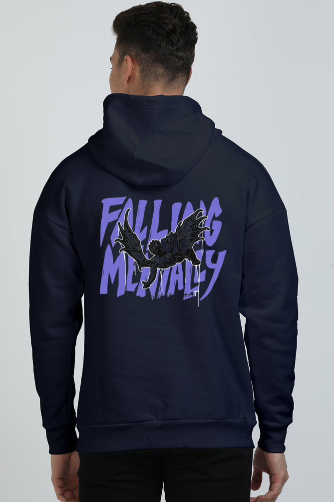 Falling White Unisex Oversized Hoodie