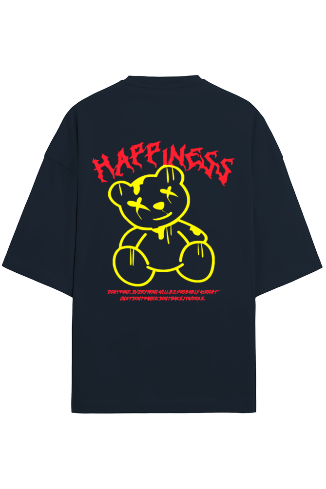 Happiness Unisex Terry Oversized T-Shirts