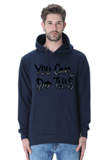 You can do this Casual Hoodie Navy Blue