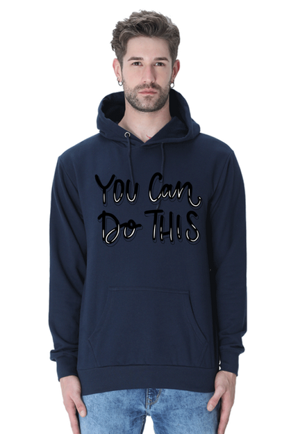 You can do this Casual Hoodie Navy Blue