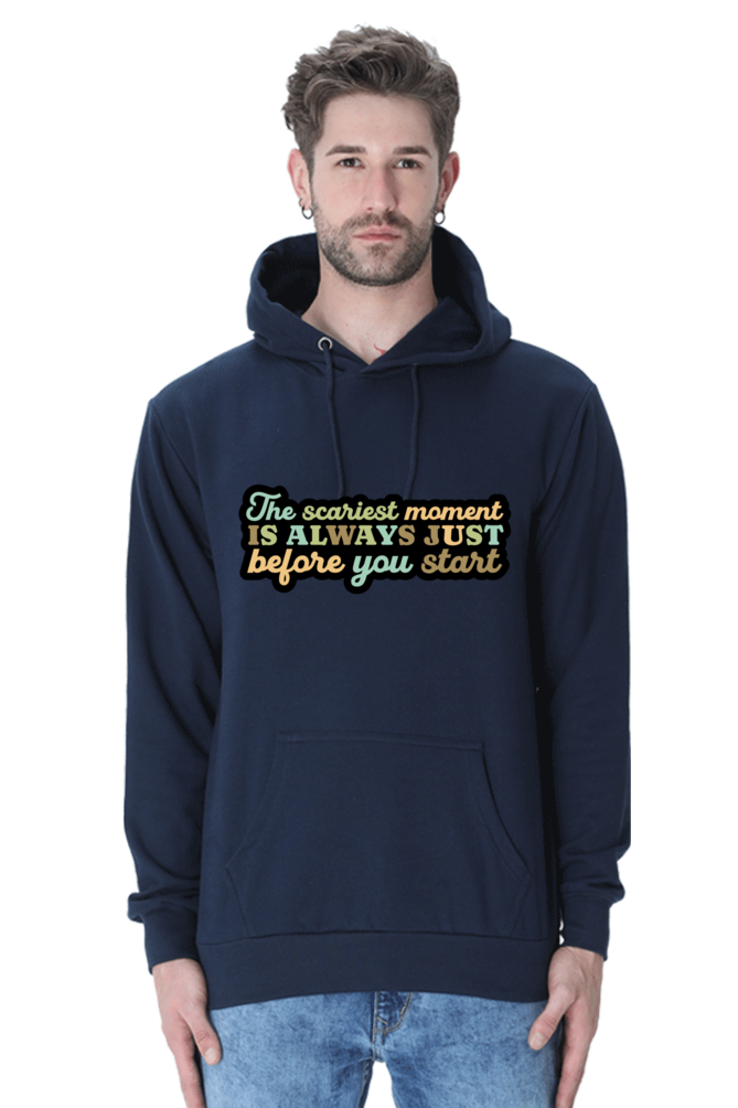 Start Unisex Casual Hoodie Navy Blue