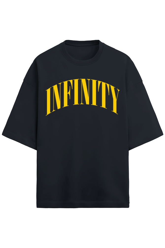 Infinity Terry Oversized T-Shirt Navy Blue