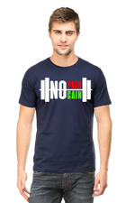 No Gain Half Sleeve T-Shirt Navy Blue