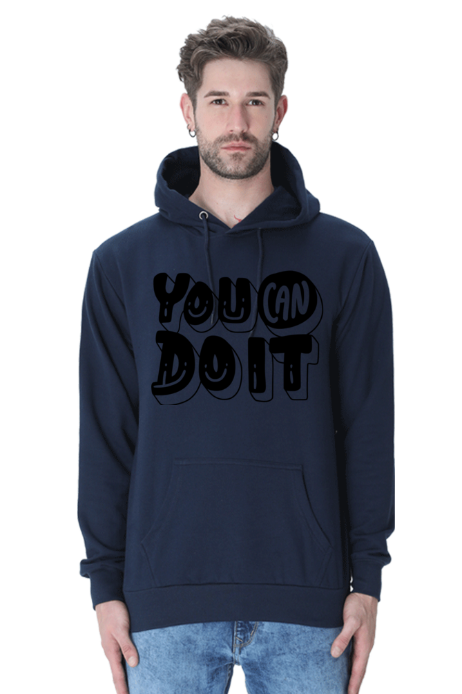 You can Unisex Casual Hoodie Navy Blue