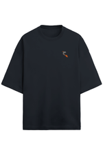 StoneKai Navy Blue Terry Oversized T-Shirt