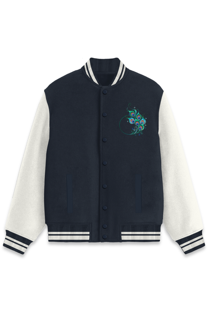 Peacock Varsity Jacket
