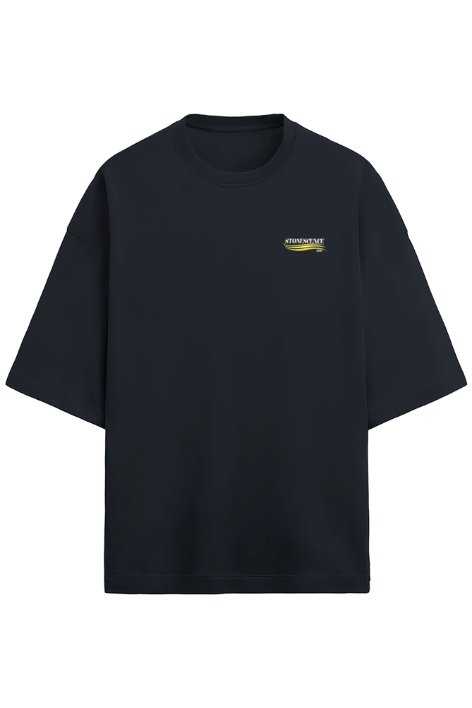 Stonescence 2023 Terry Oversized T-Shirt Navy Blue