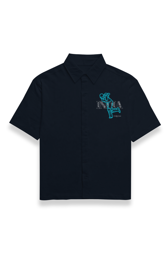 Cricket Oversized Cotton Shirt