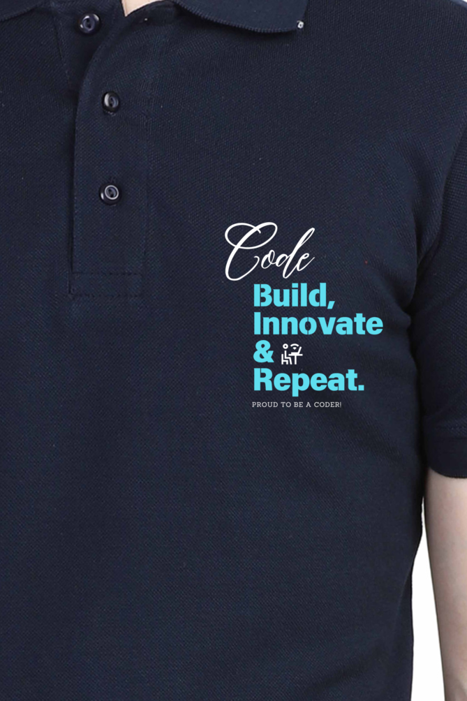 Coder Mens Polo T-Shirt