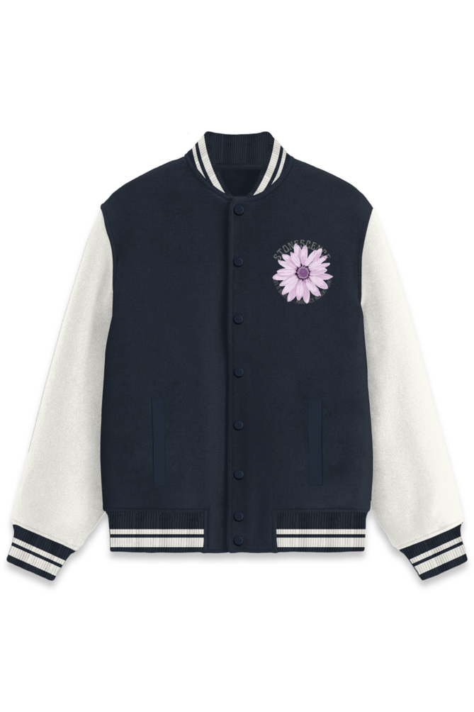 Chrysanthemum Varsity Jacket