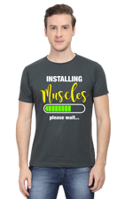 Installing Half Sleeve T-Shirt Steel Grey